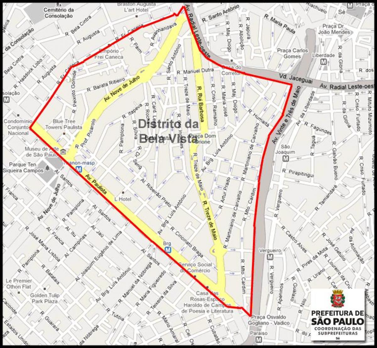 Harta Bela Vista São Paulo
