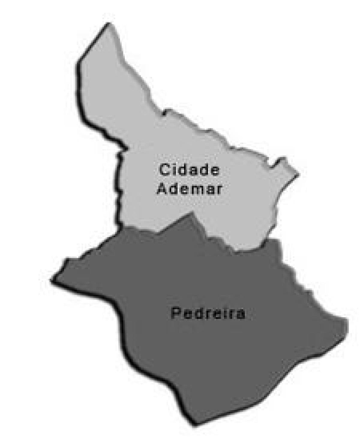 Harta Cidade Ademar sub-prefectura