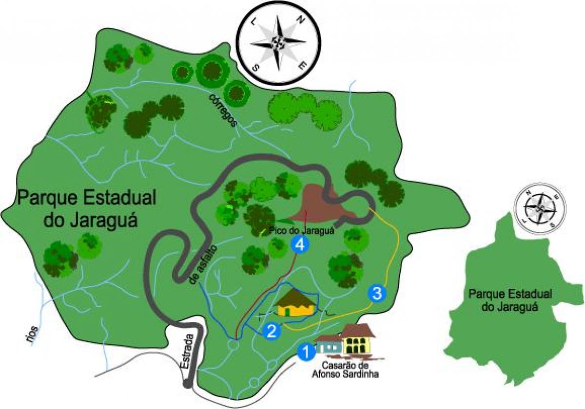 Harta Jaraguá Park