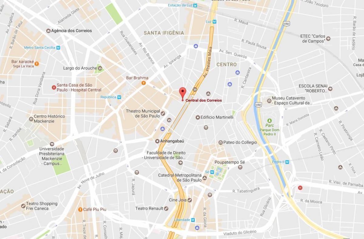Harta Palácio dos Correios São Paulo