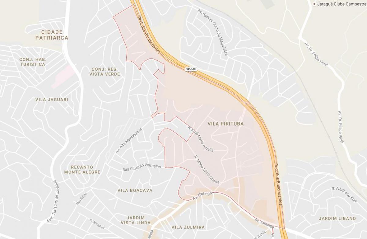 Harta Pirituba São Paulo