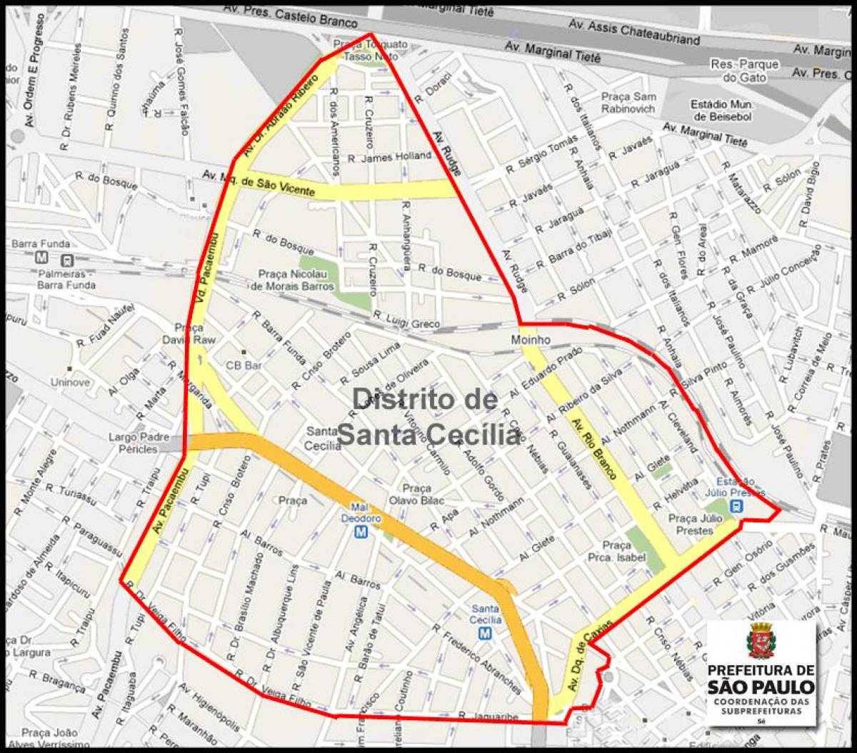 Harta Santa Cecília São Paulo