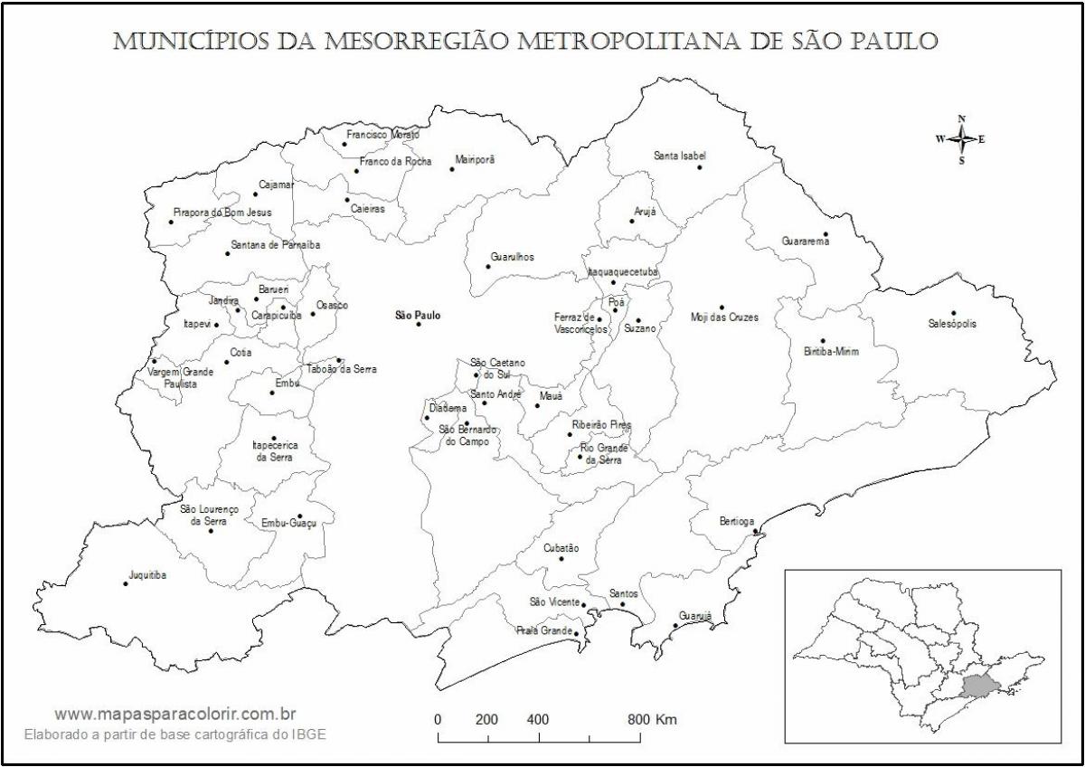 Harta São Paulo virgin