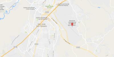 Harta de aeroportul internațional San Jose dos Campos