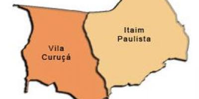 Harta Itaim Paulista - Vila Curuçá sub-prefectura