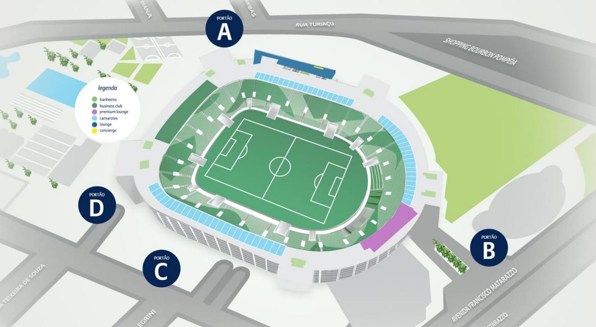Harta Allianz Parque - Nivel 3