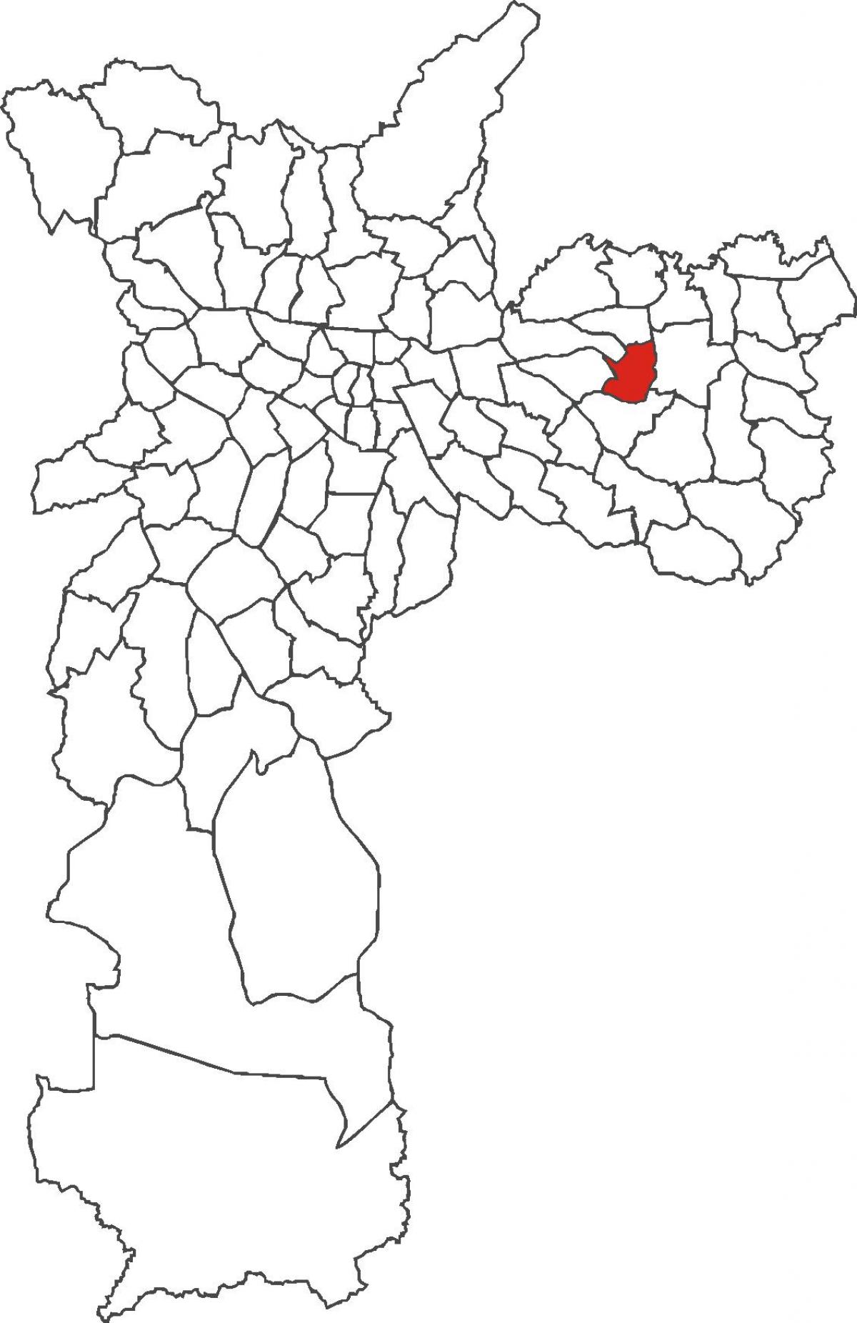 Harta Artur Alvim district