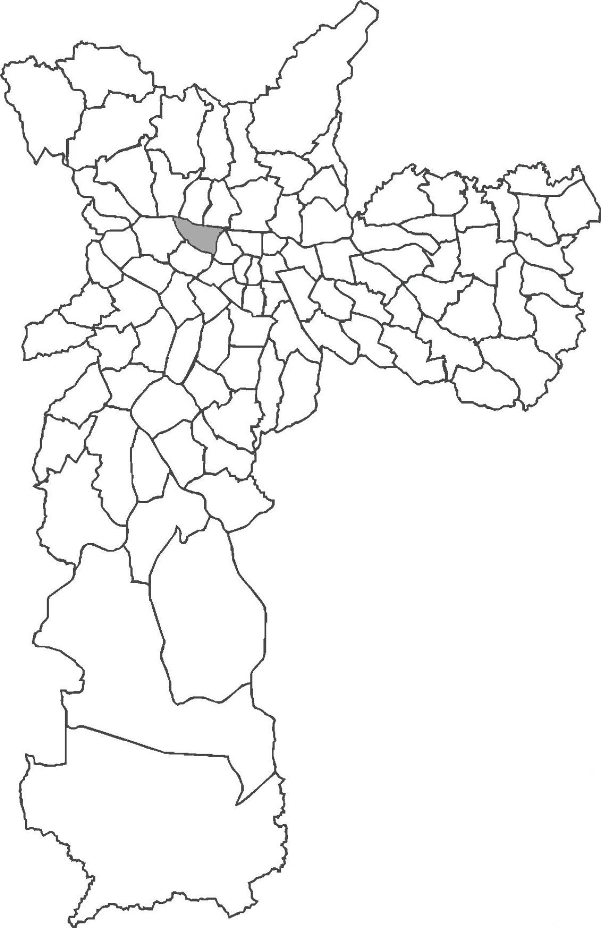 Harta Barra Funda district