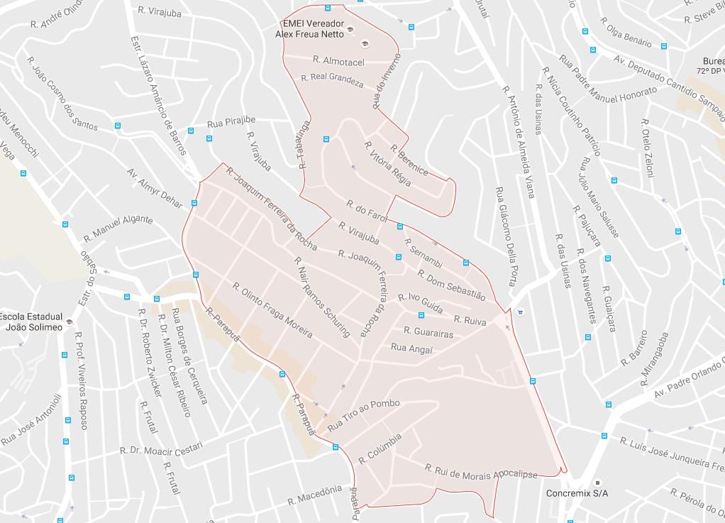 Harta Brasilândia São Paulo
