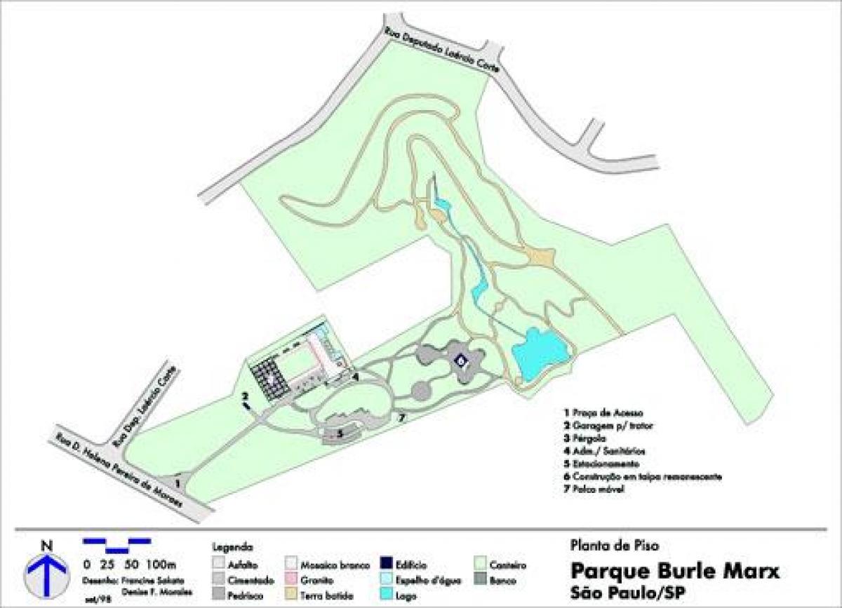 Harta Burle Marx park