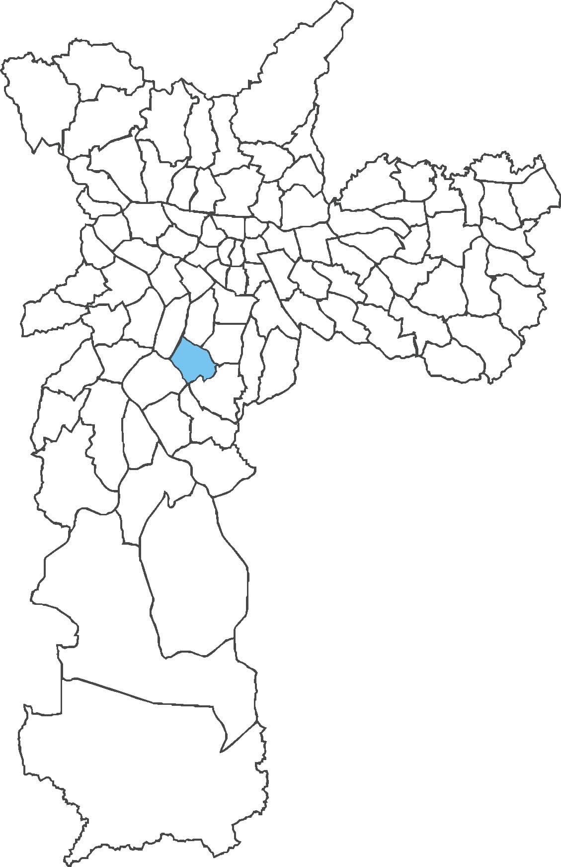 Harta Campo Belo district