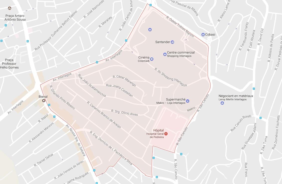 Harta Campo Grande, São Paulo