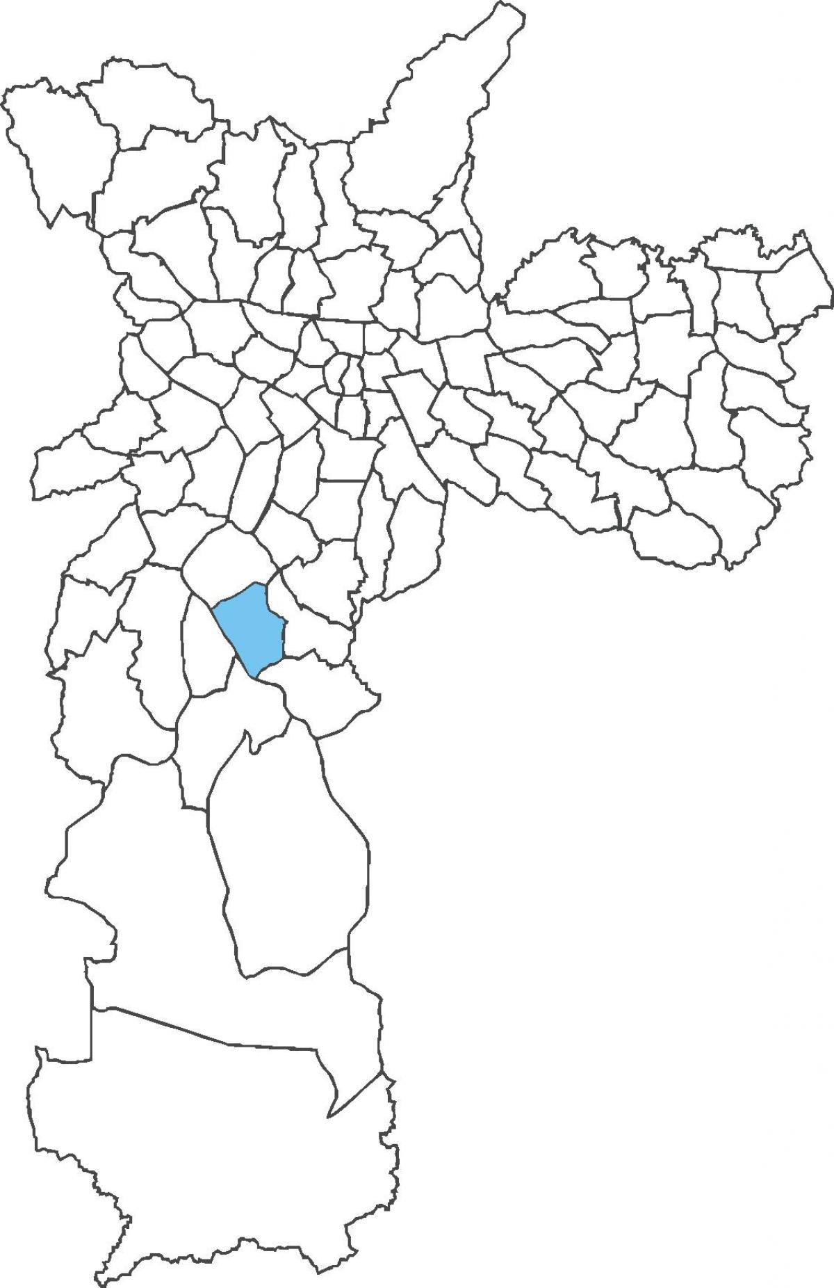 Harta Campo Grande district