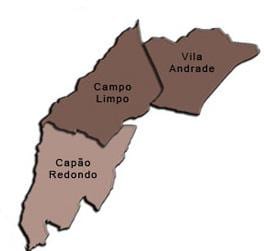 Harta Campo Limpo sub-prefectura