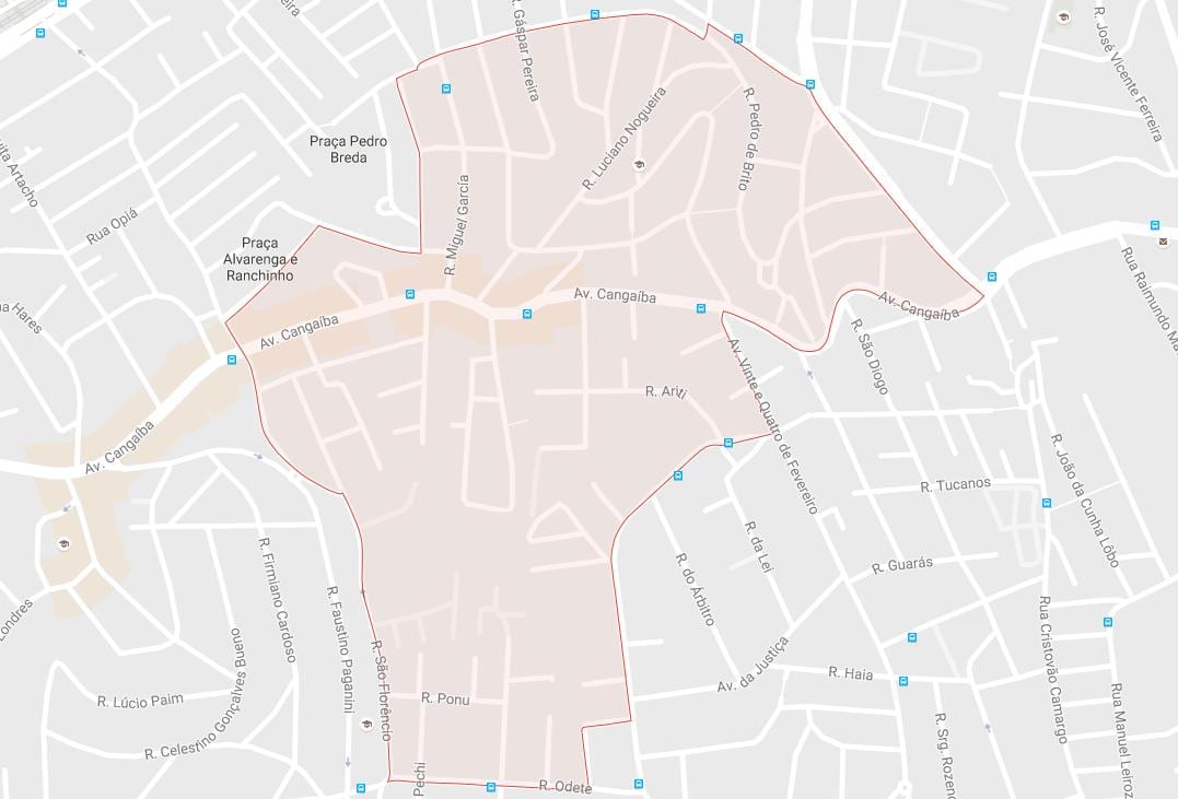 Harta Cangaíba São Paulo