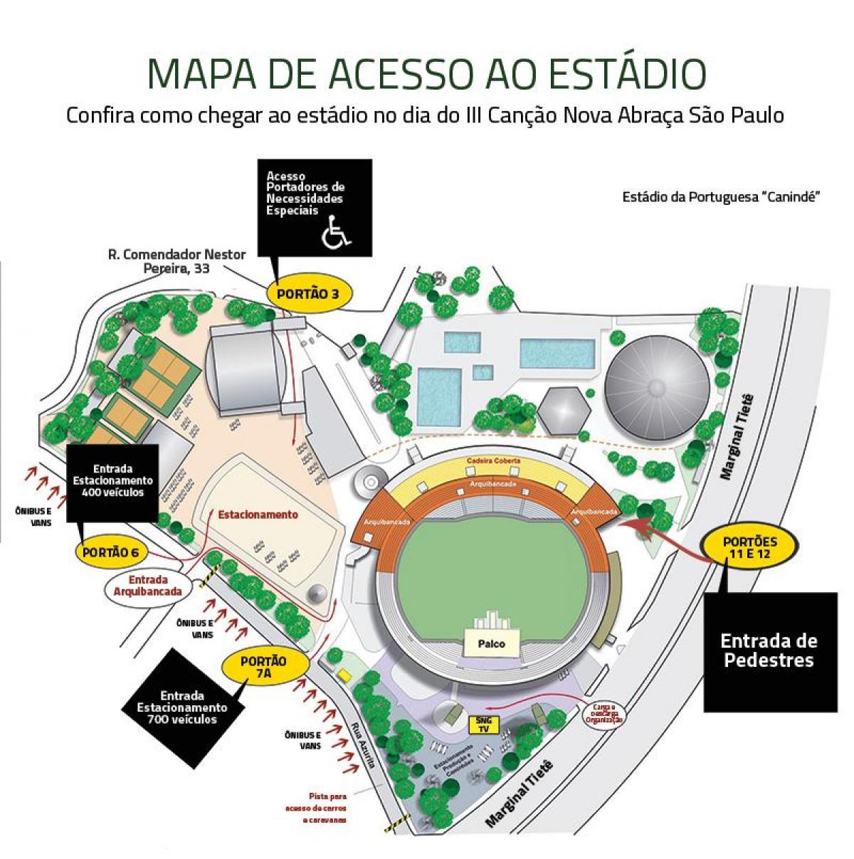 Harta Canindé stadion