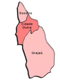 Harta Capela do Socorro sub-prefectura