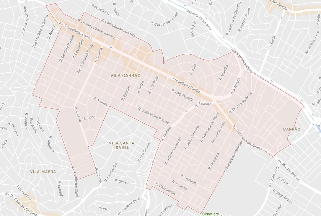 Harta Carrão São Paulo