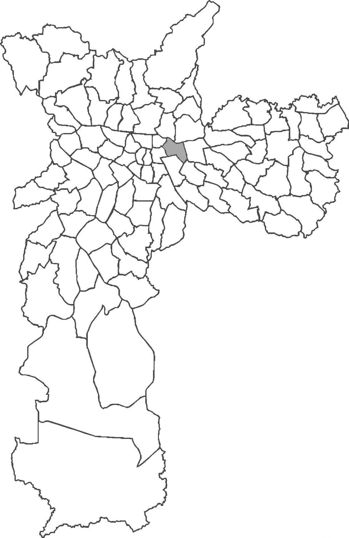 Harta cartierul Belém