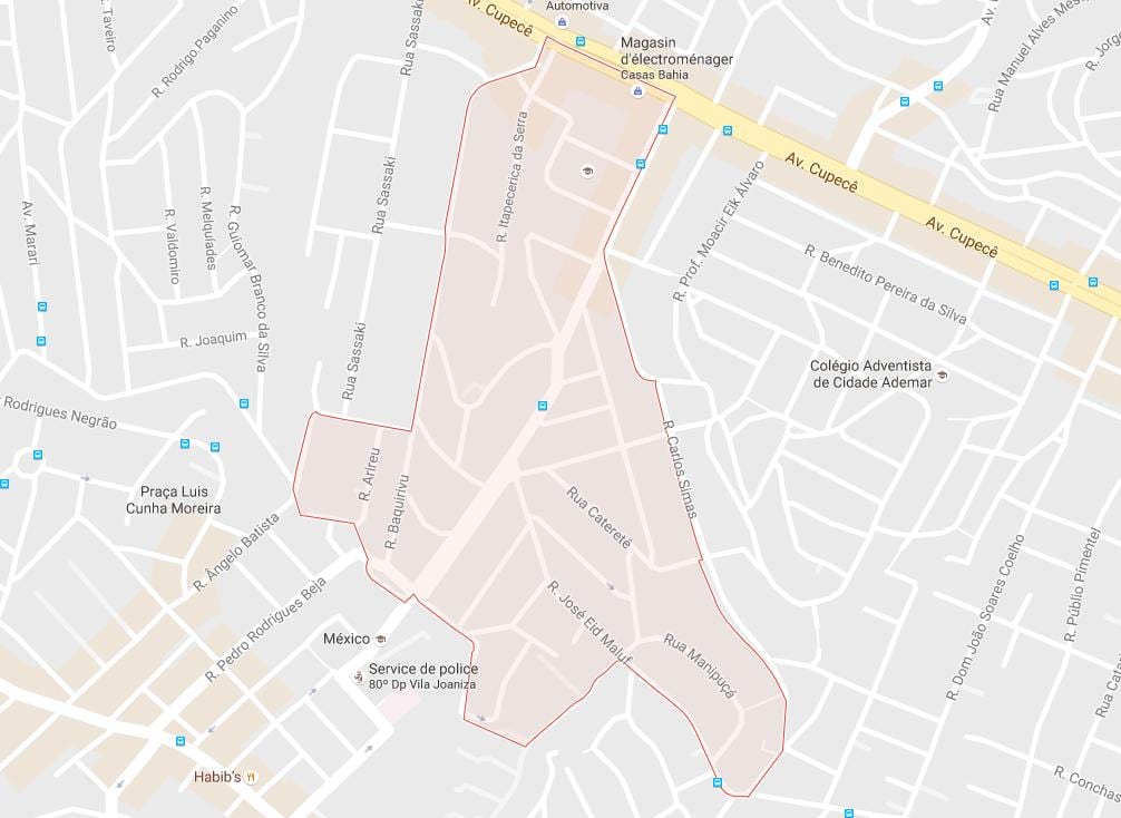 Harta Cidade Ademar São Paulo