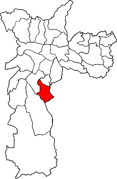 Harta Cidade Ademar sub-prefectura São Paulo
