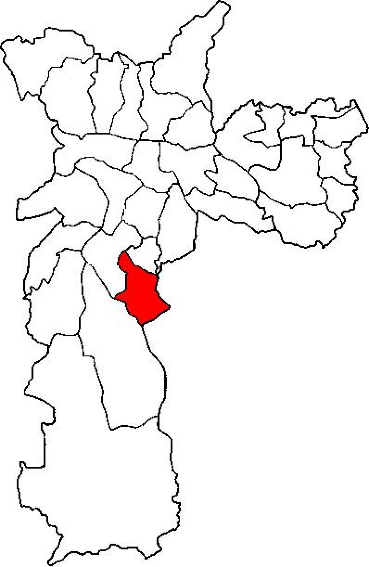 Harta Cidade Ademar sub-prefectura São Paulo