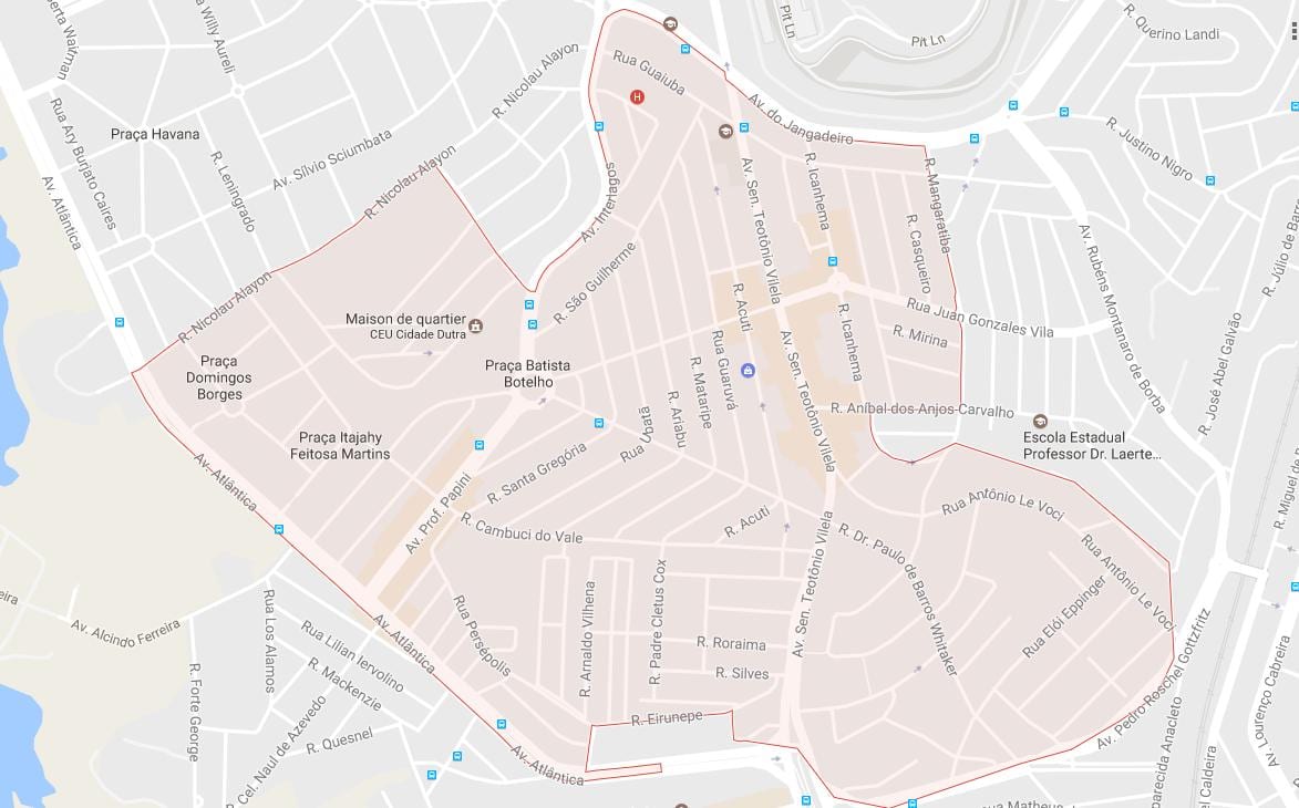 Harta Cidade Dutra São Paulo