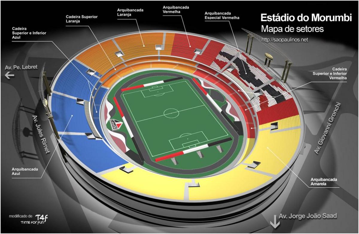 Harta Cícero-Pompeu de Toledo São Paulo stadion