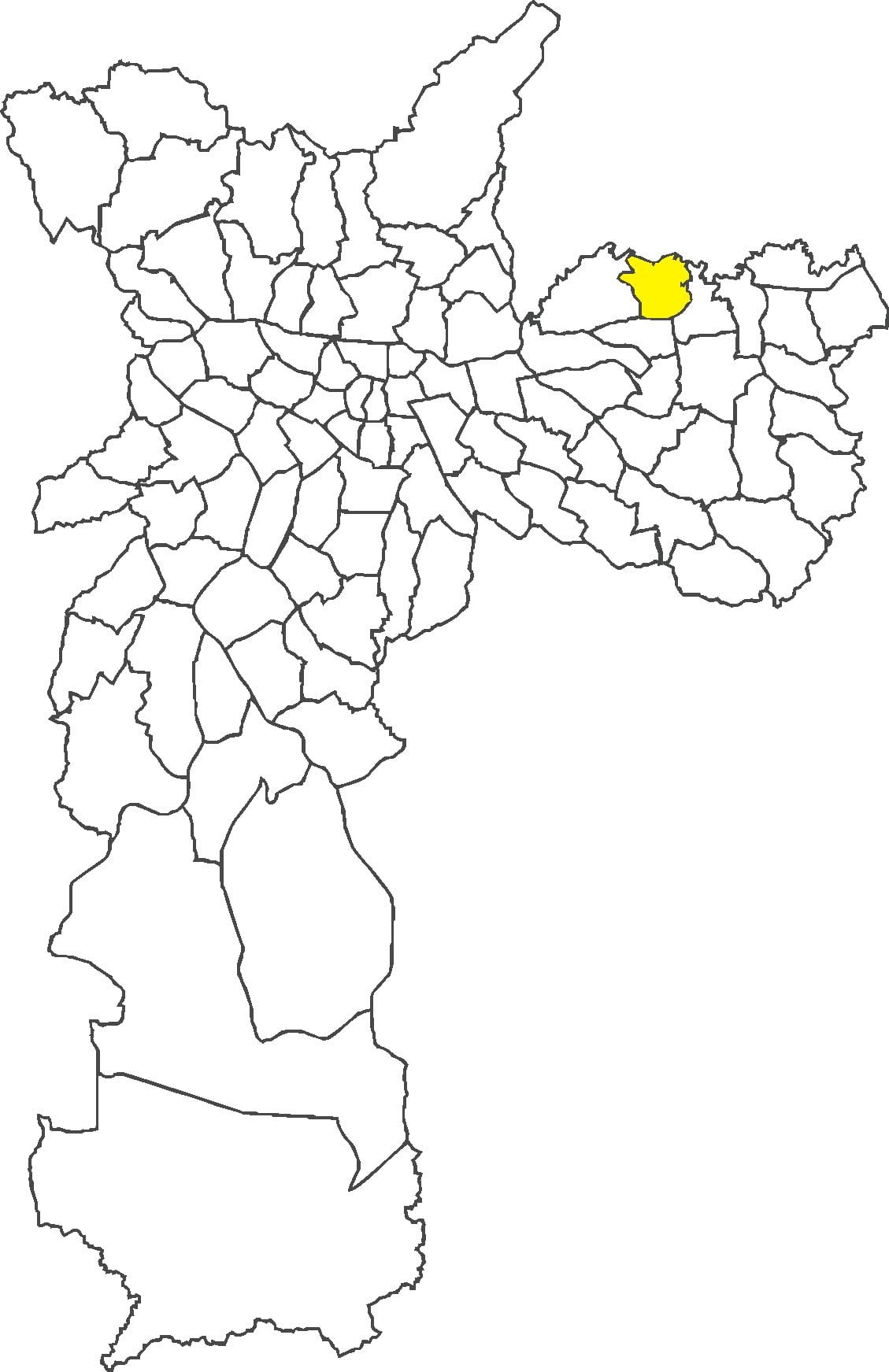 Harta Ermelino Matarazzo district
