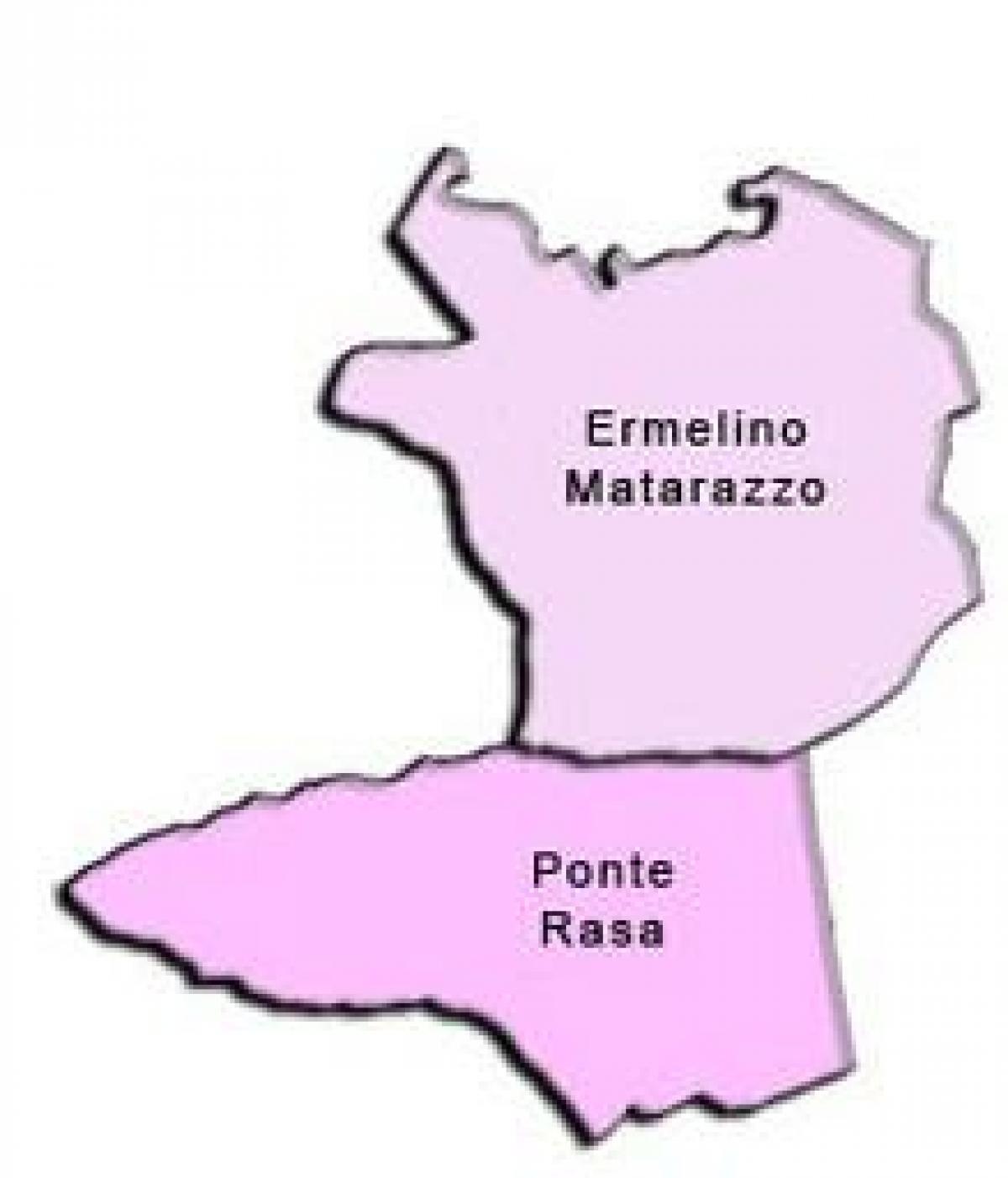 Harta Ermelino Matarazzo sub-prefectura