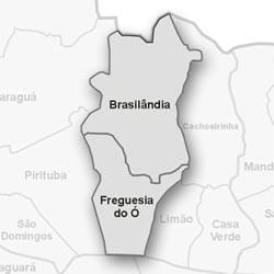 Harta Freguesia do Ó sub-prefectura