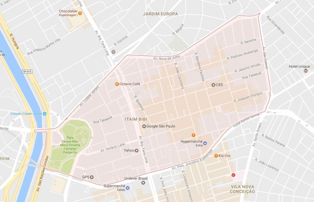 Harta São Paulo Itaim Bibi