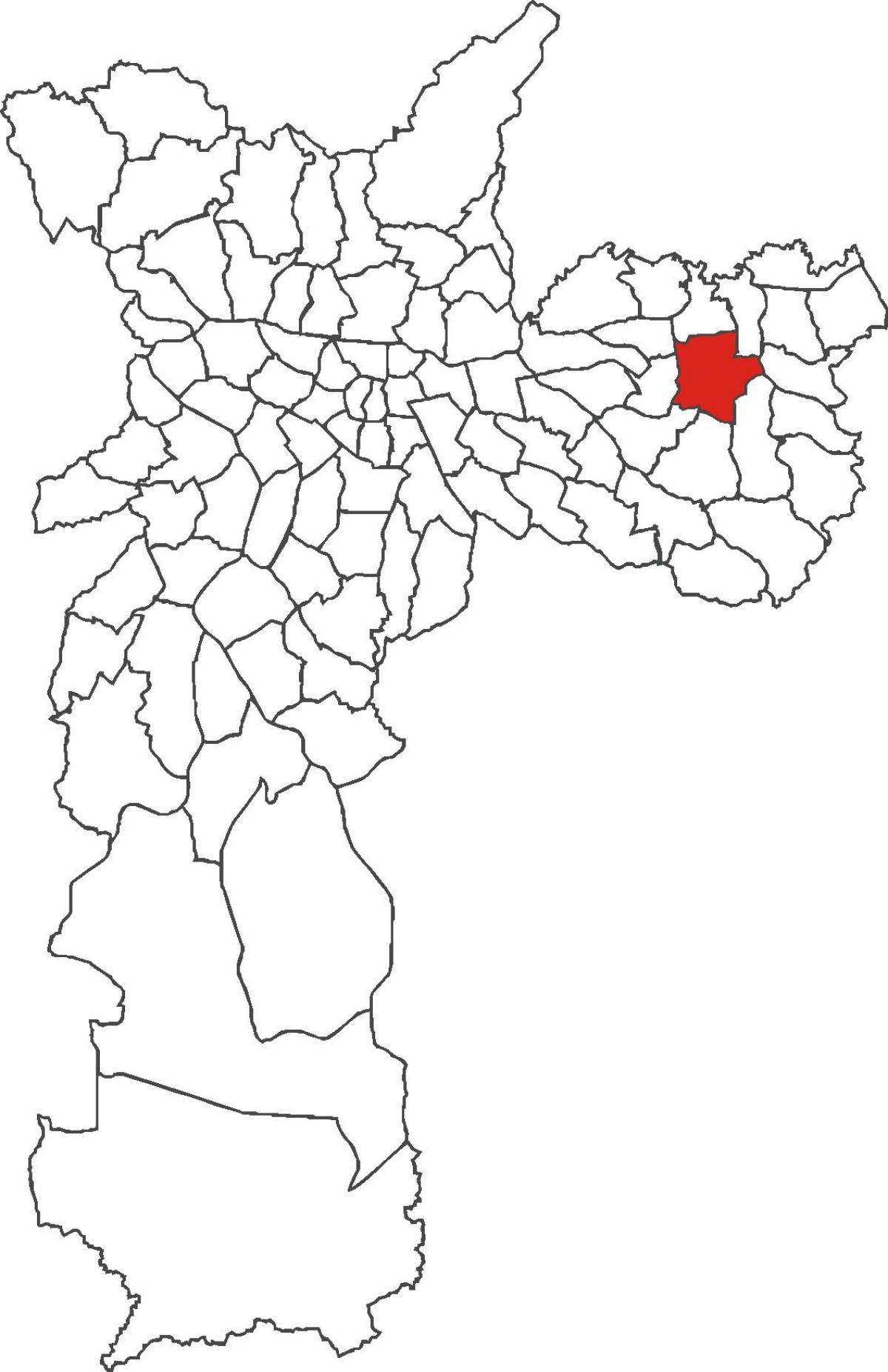 Harta Itaquera district