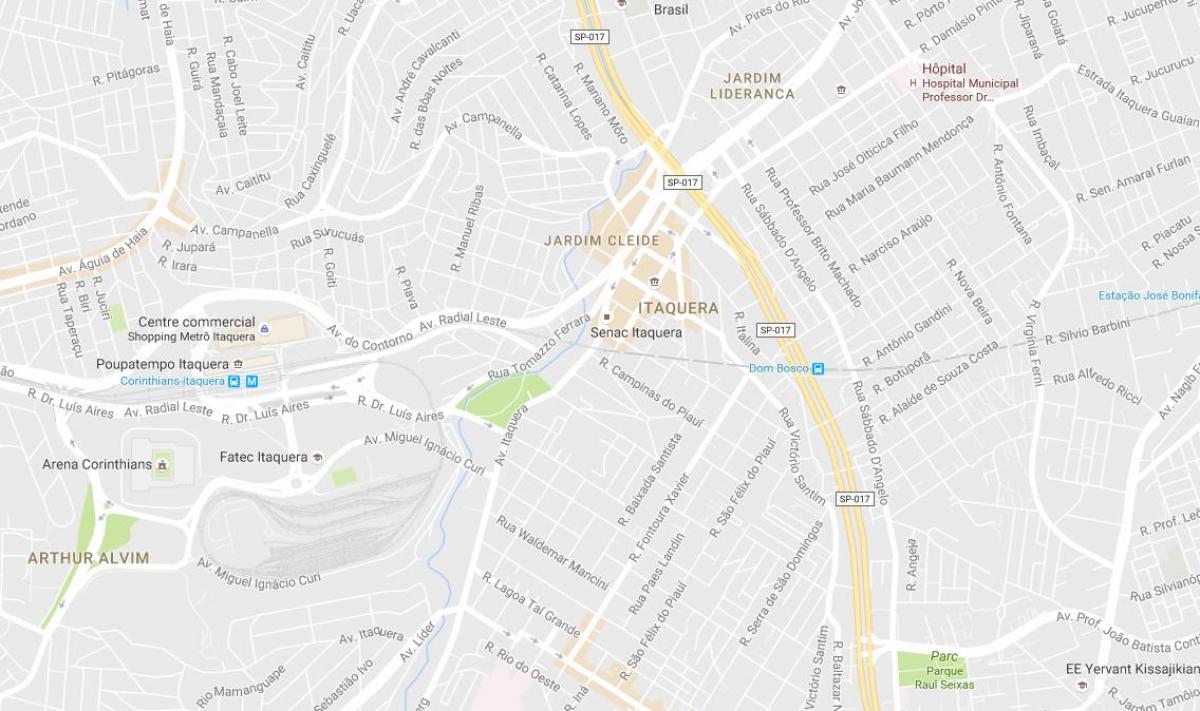 Harta Itaquera São Paulo
