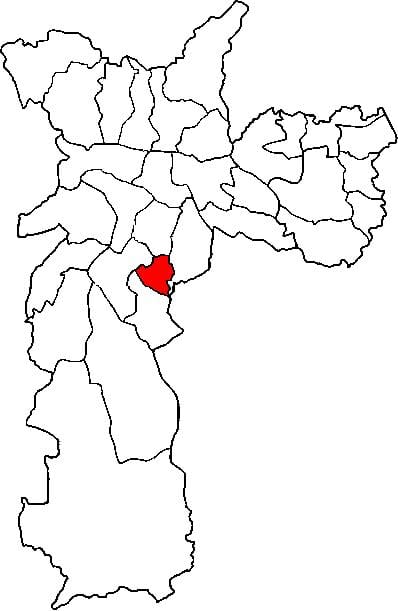 Harta Jabaquara sub-prefectura São Paulo