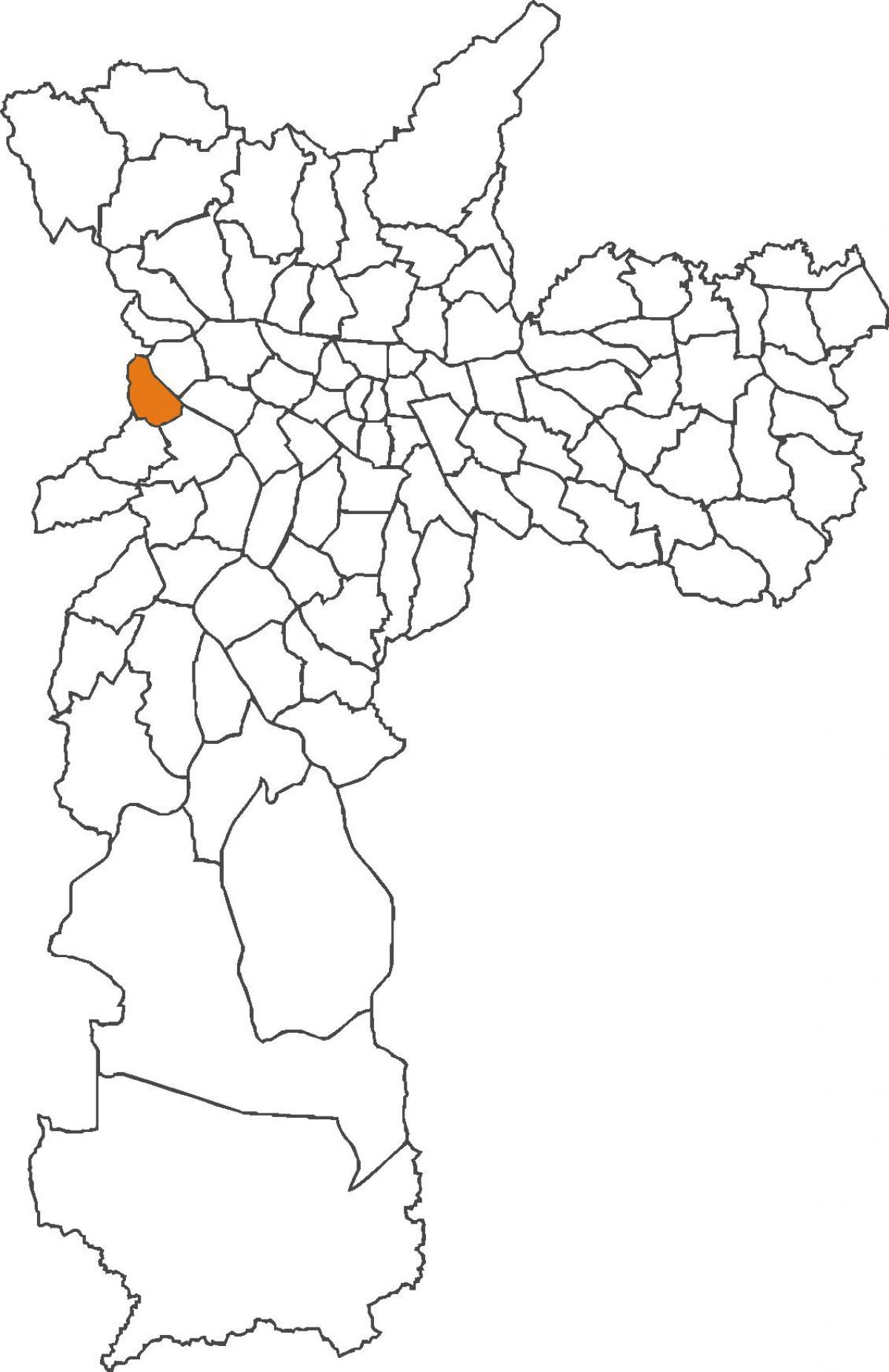 Harta Jaguaré district