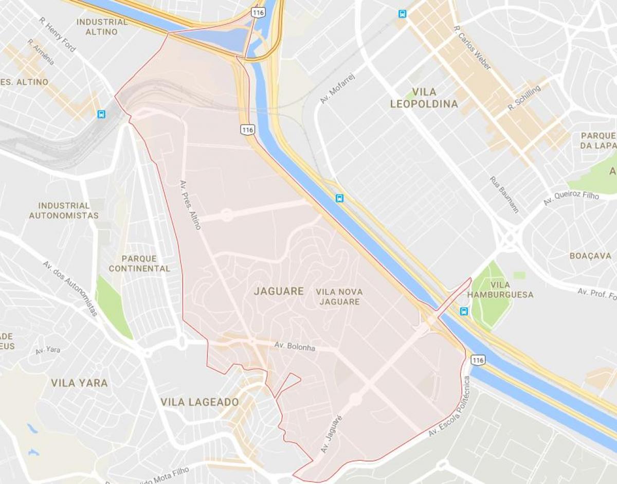 Harta Jaguaré São Paulo