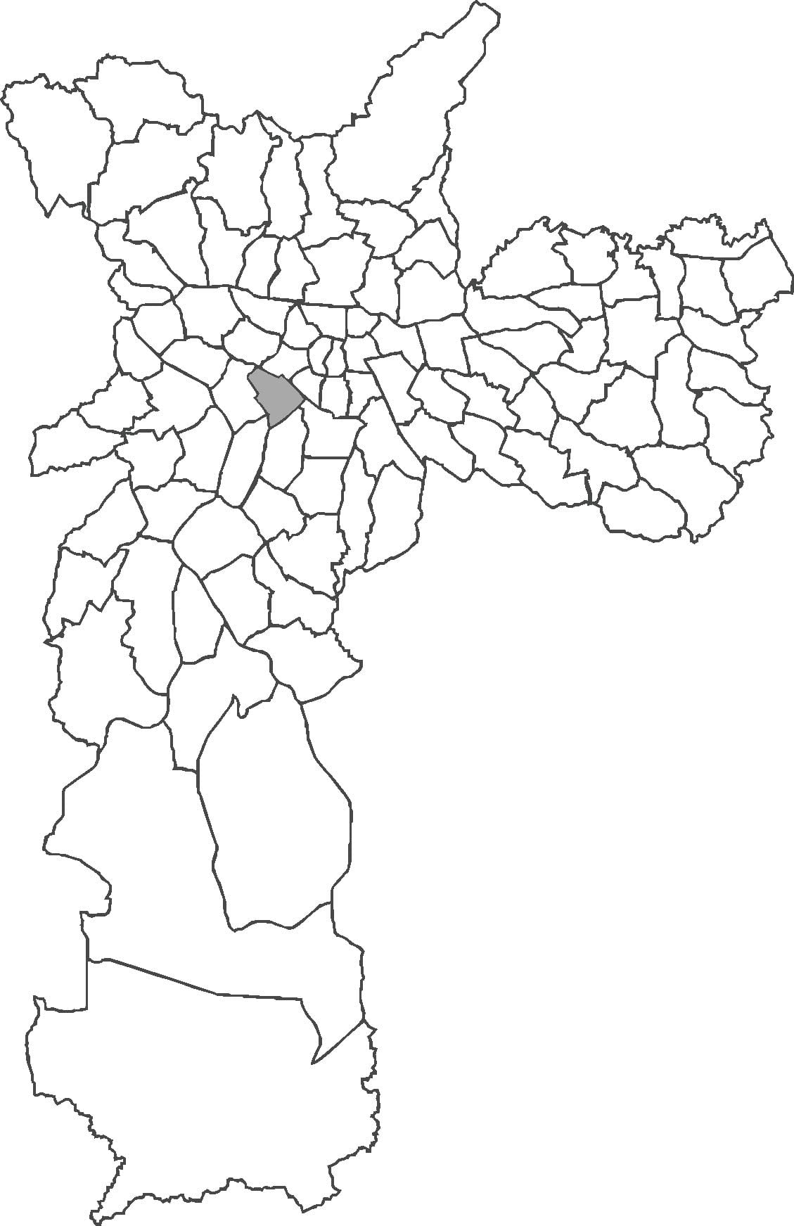 Harta Jardim Paulista district
