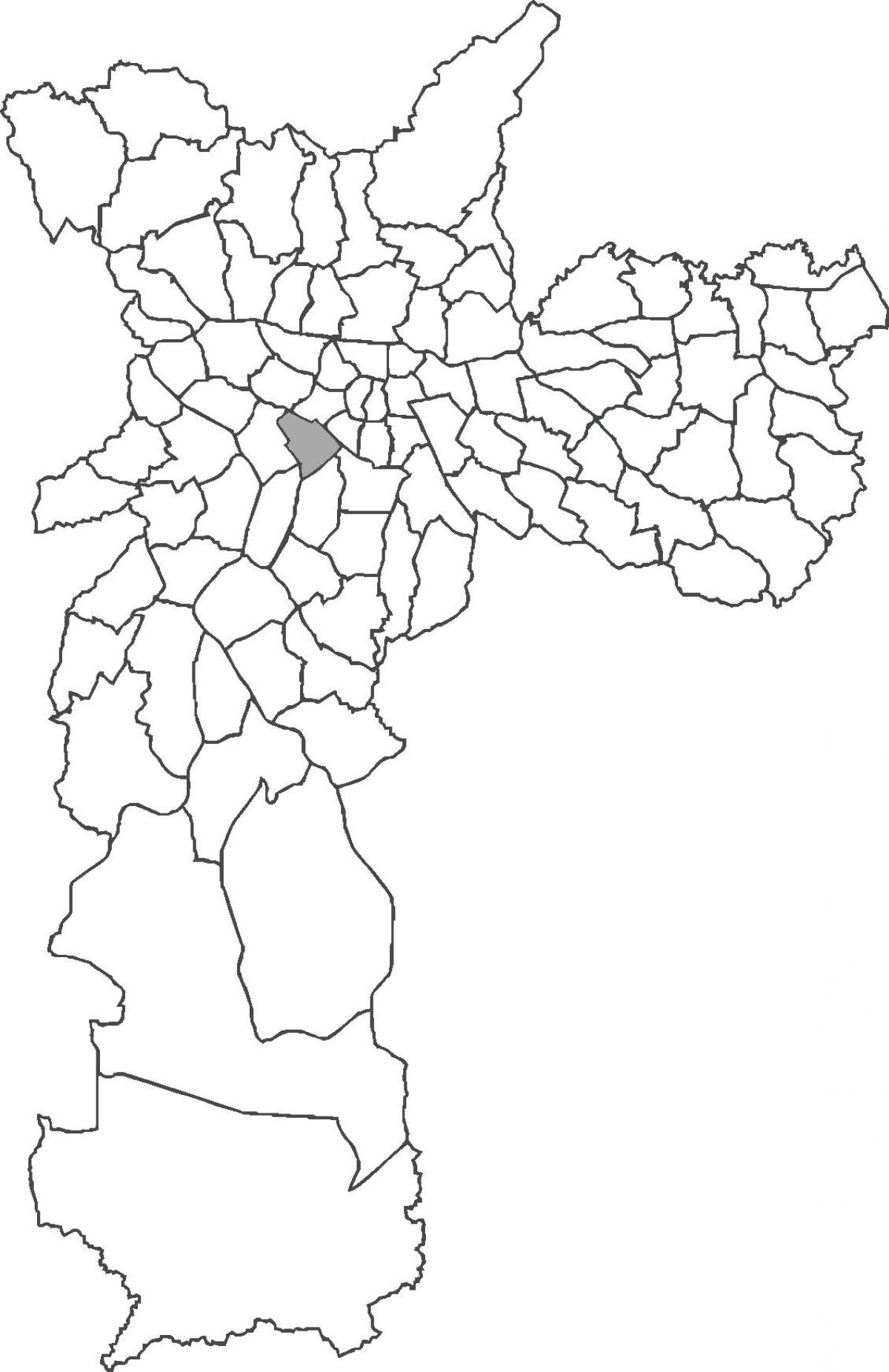 Harta Jardim Paulista district