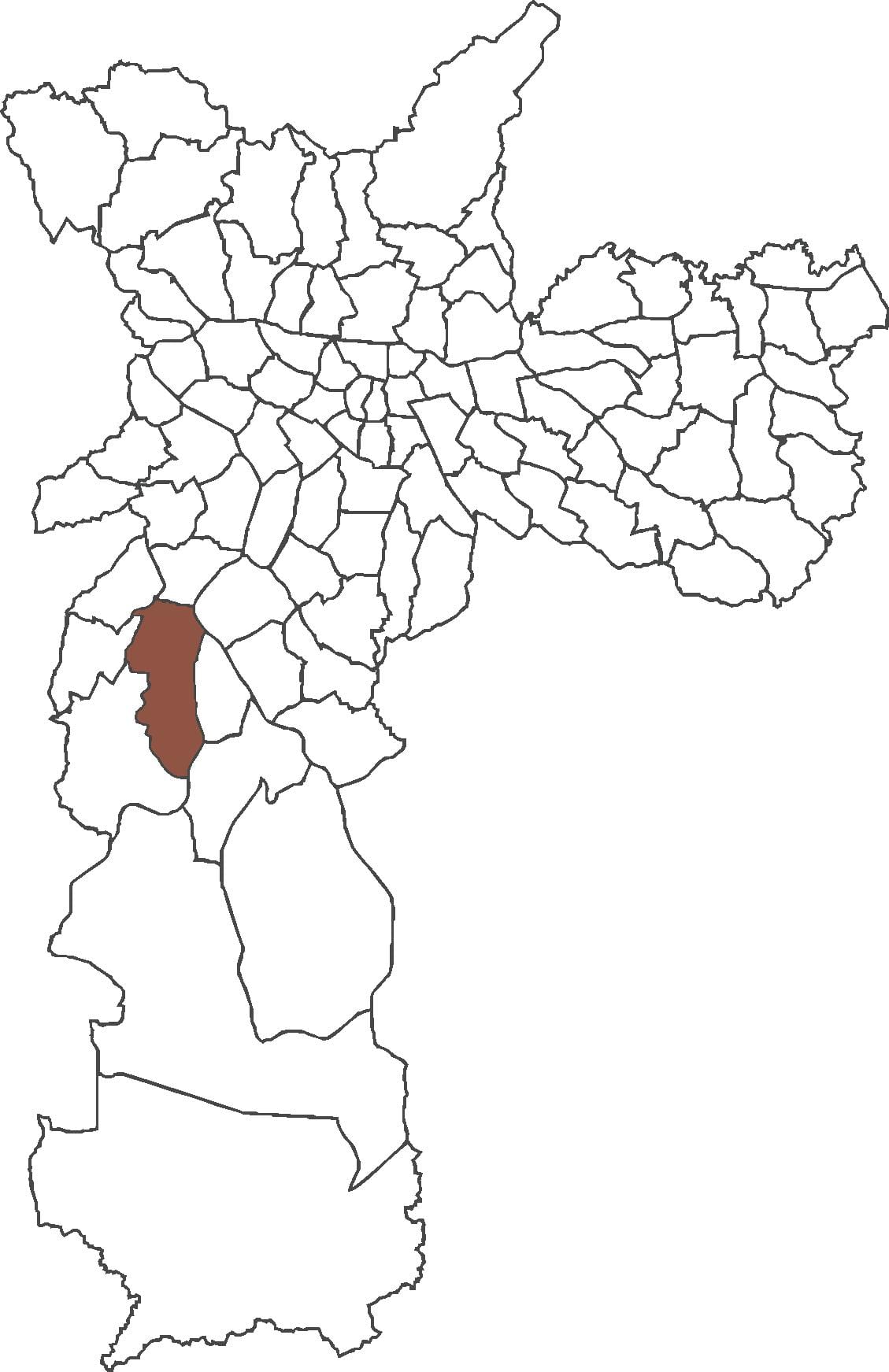 Harta Jardim São Luís district