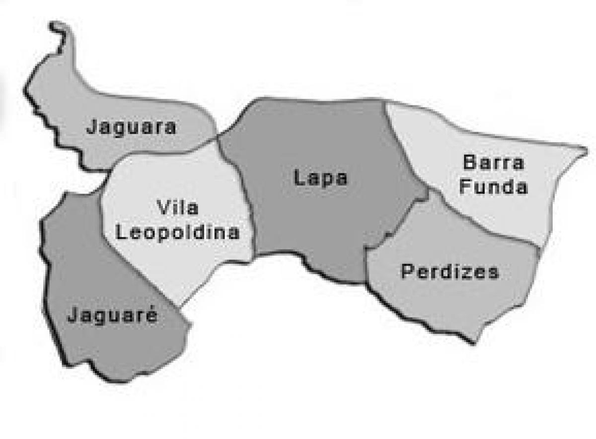 Harta Lapa sub-prefectura