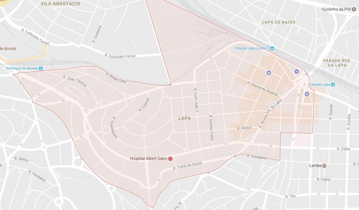 Harta Lapa São Paulo