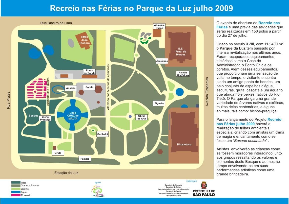 Harta Luz parc São Paulo