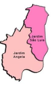 Harta de M ' boi Mirim sub-prefectura