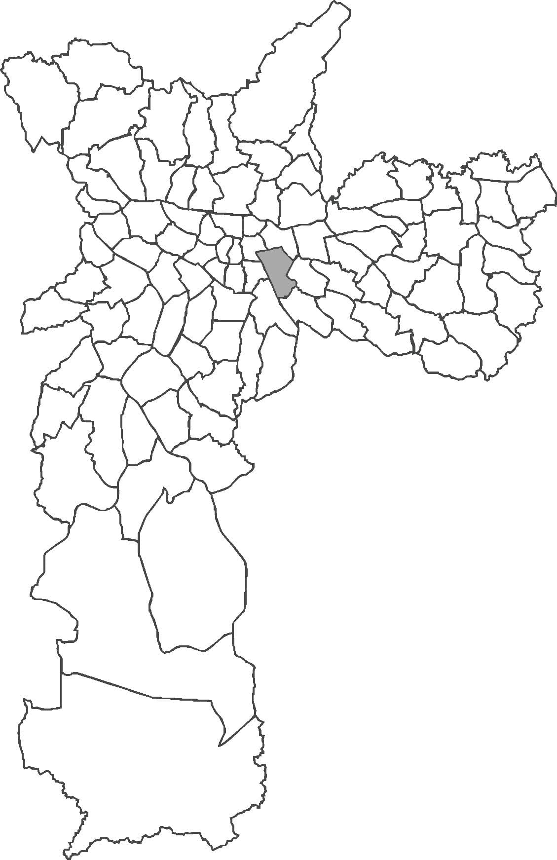 Harta de Mooca district