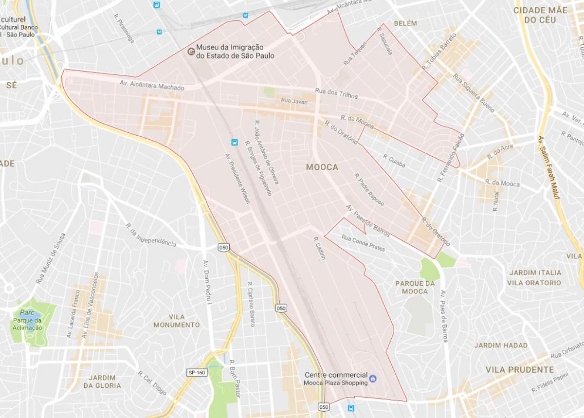 Harta de Mooca São Paulo