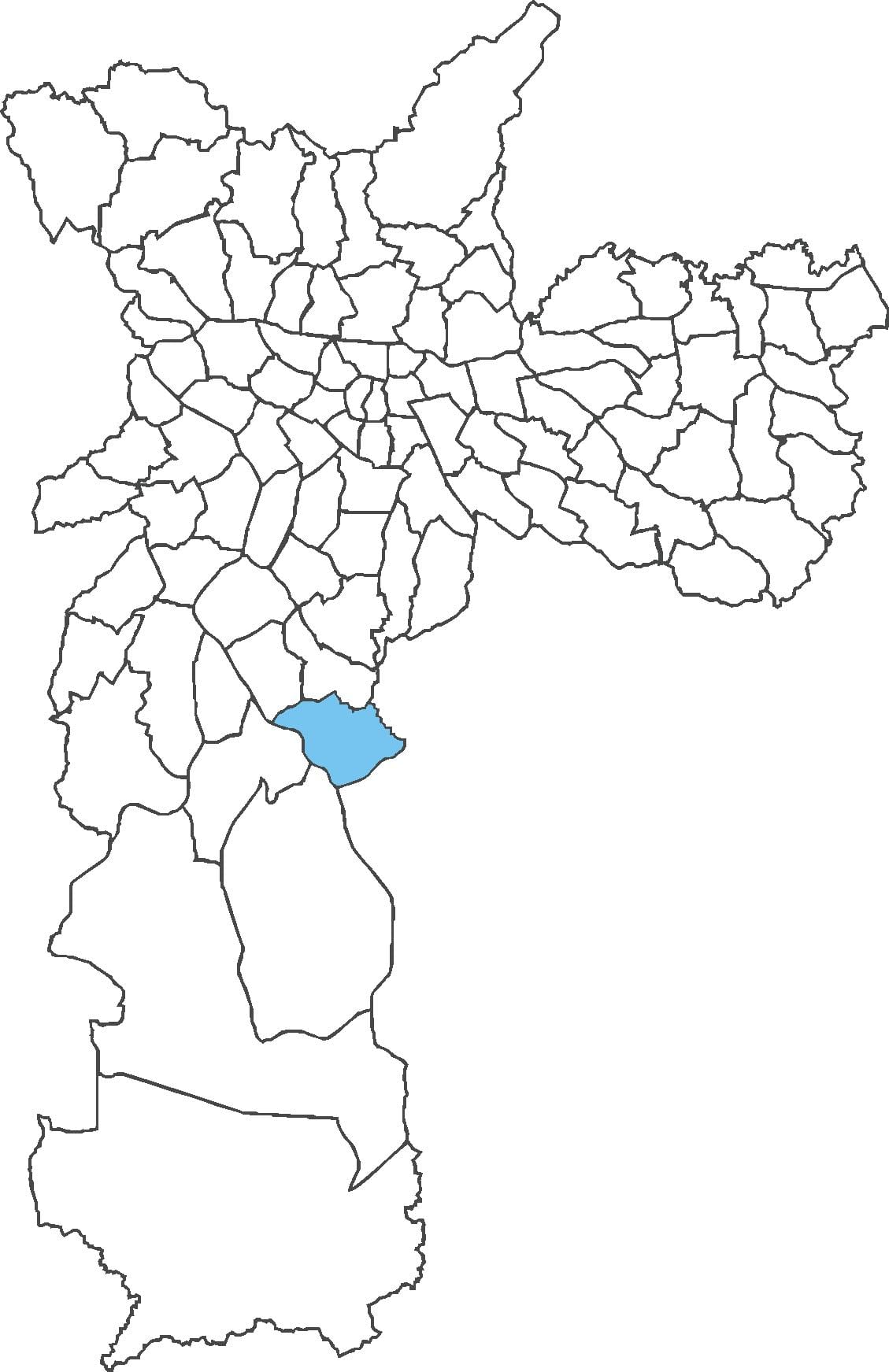 Harta Pedreira district
