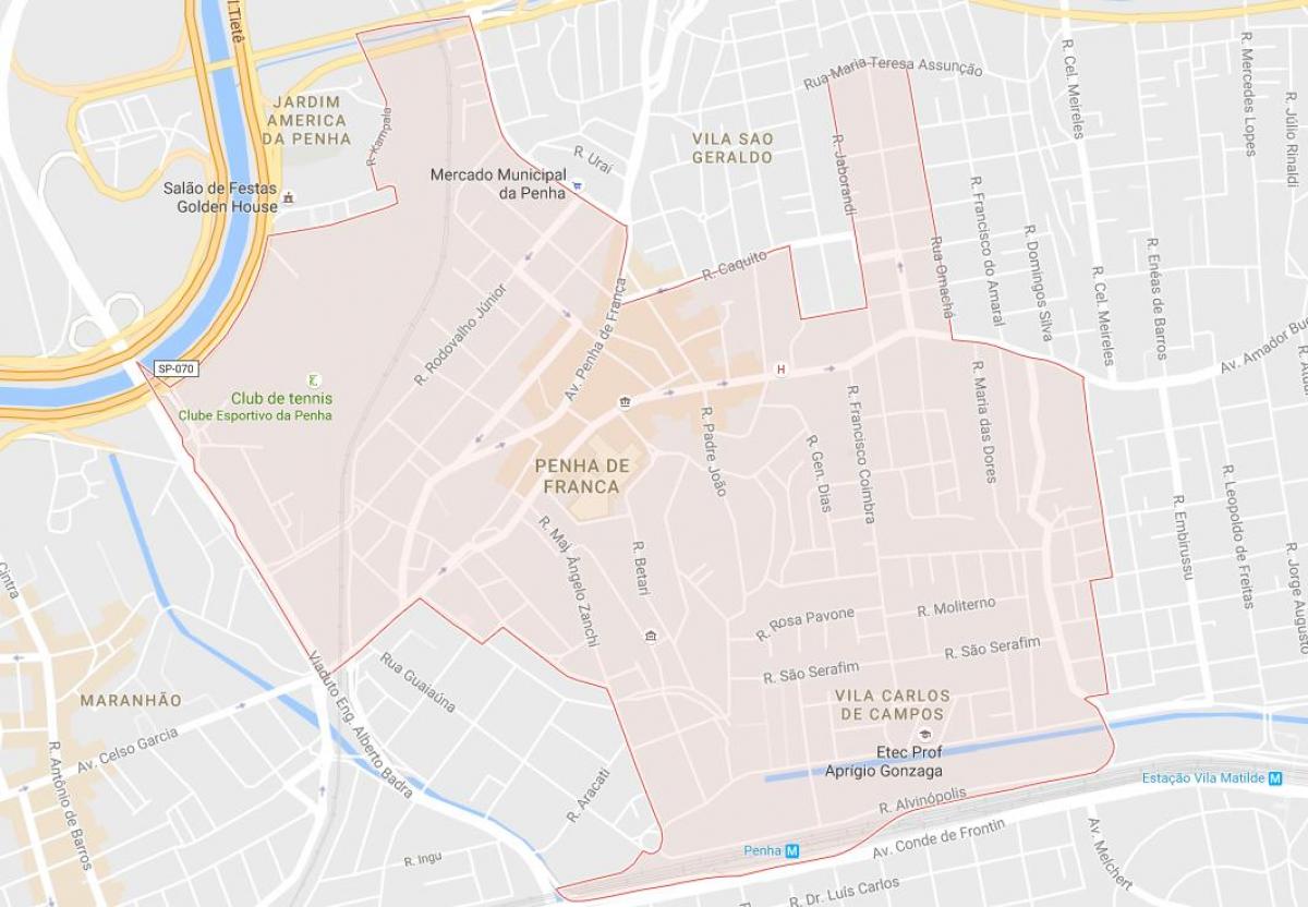 Harta Penha São Paulo
