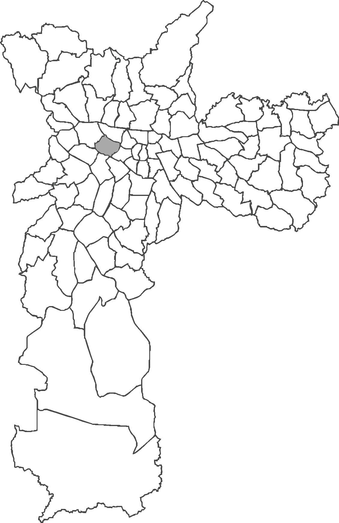 Harta Perdizes district