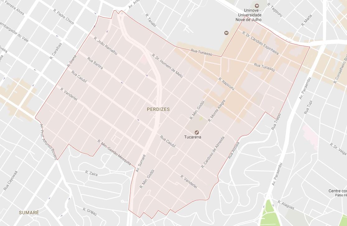 Harta Perdizes São Paulo